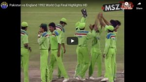Best Day of Pakistan Cricket – 1992 World Cup Final HIGHLIGHTS Videos