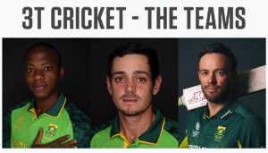 Now THREE TEAMS will play ONE Cricket Match. T20